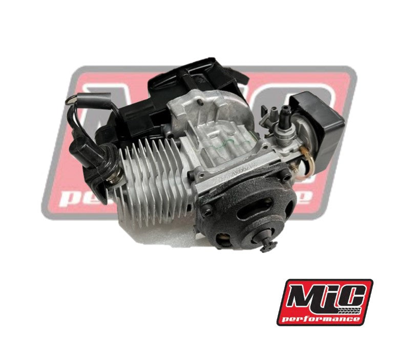 Moteur 2 Temps 49cc Avec Carburateur 15mm,En Plastique,Pour Mini-moto Moteur 2 Temps 49cc Avec Carburateur 15mm,En Plastique,Pour Mini-moto