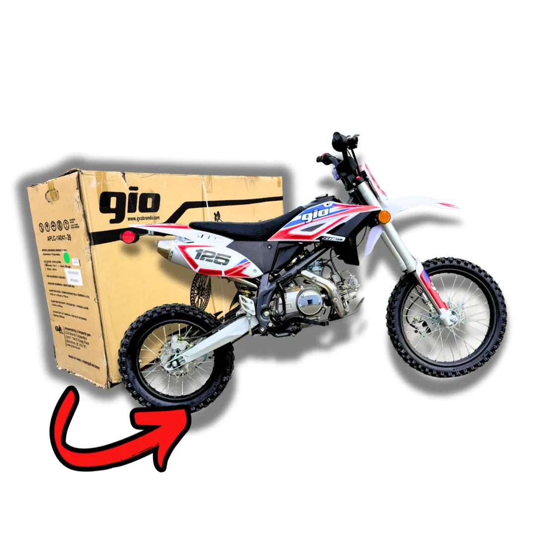 GIO VM125 premium (en boite) Rouge