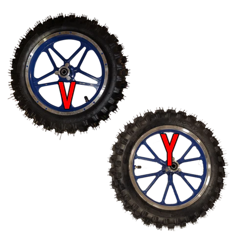 Roue arrière complète