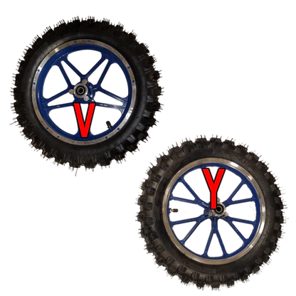 Roue arrière complète