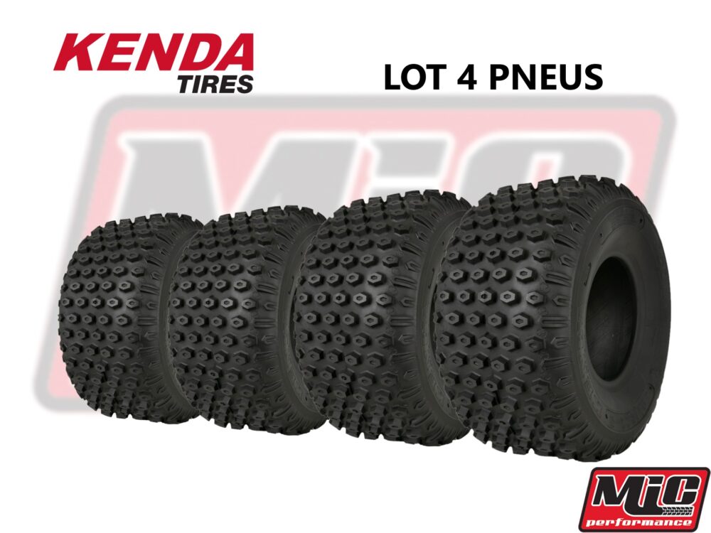 Pack of 4 tires KENDA 145X70-6 2PR SCORPION K290